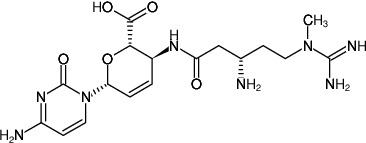 Structural formula of LEXSY BSD (sterile ready-to-go stock solution)