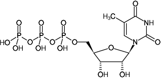 Structural formula of 5-Methyl-UTP (m5UTP, 5-Methyluridine-5'-O-triphosphate, Sodium salt)